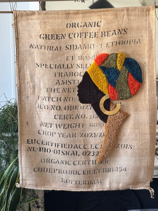 WANDwerk Handgetuft Coffee Lady One