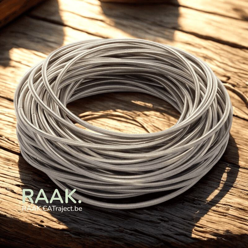 Zilverkleurige elastische armband voor dames