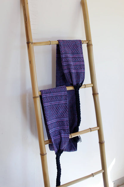 Handgemaakte buikband blauw
