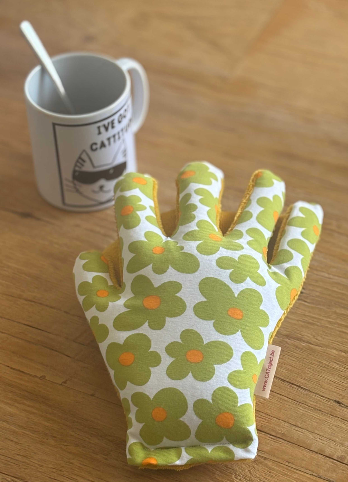 Kleurrijk verzwarend warmtekussentje met dierenprint, voor rust en zelfzorg