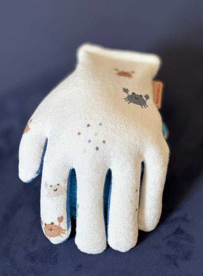 Zachte verwarmingshandschoen met dierenprint voor comfort en rust