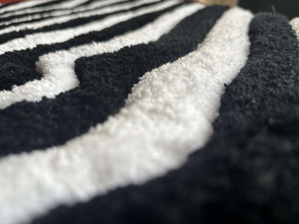 Handgetuft WANDwerk in acryl detail